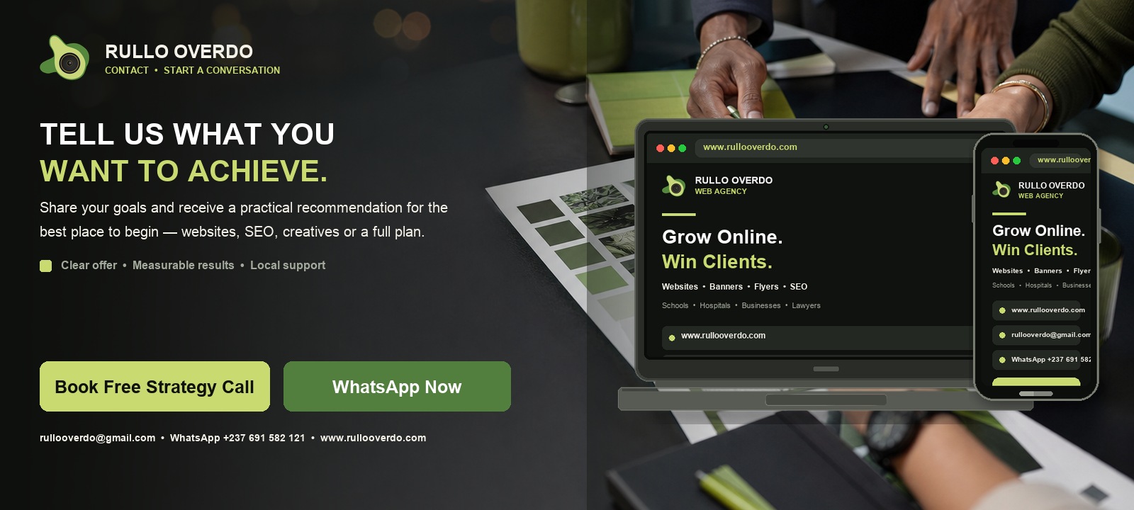 Start a conversation banner