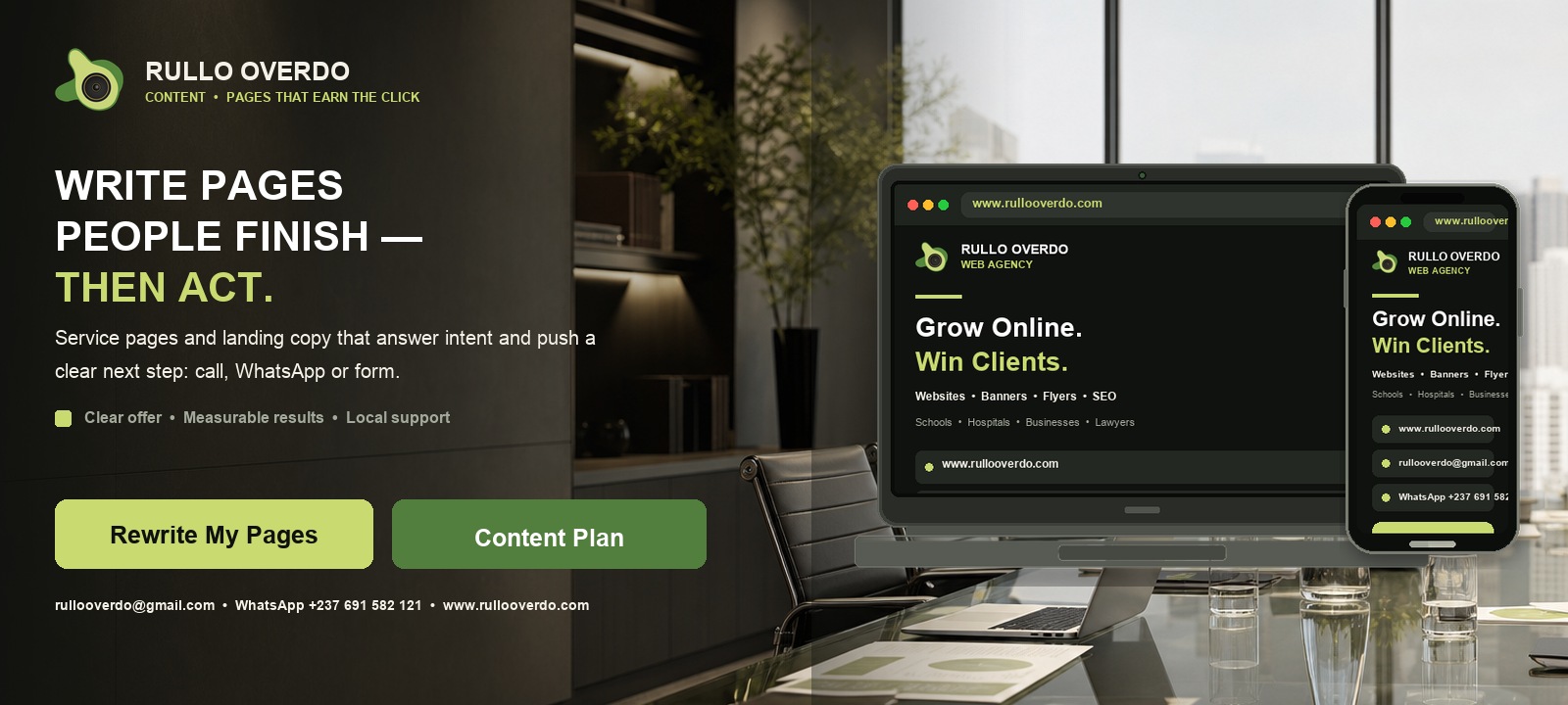 Content that converts banner