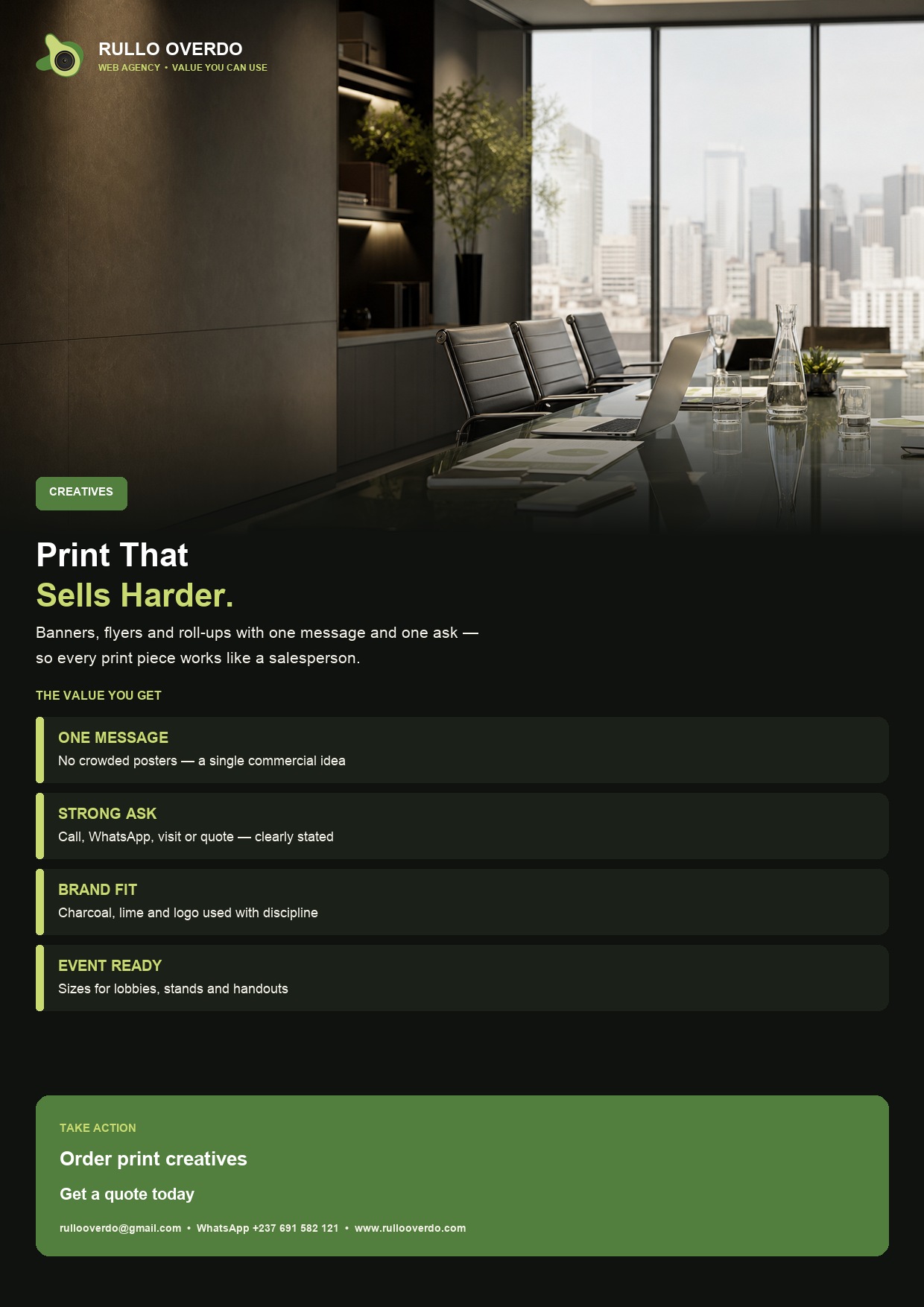 Print creatives flyer