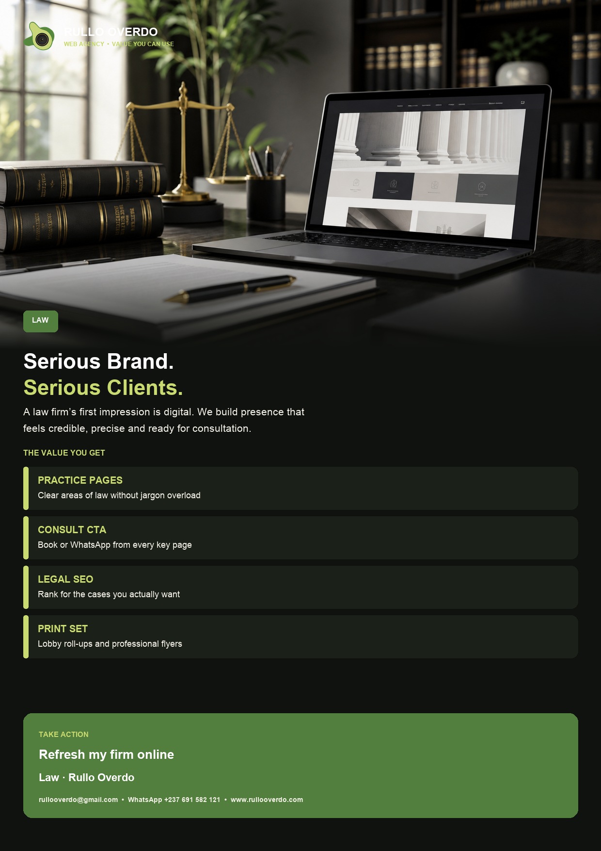 Law firm flyer