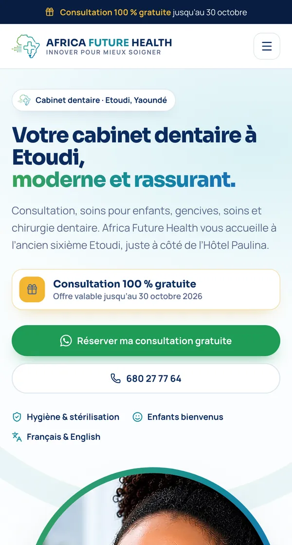 Mobile view with WhatsApp action