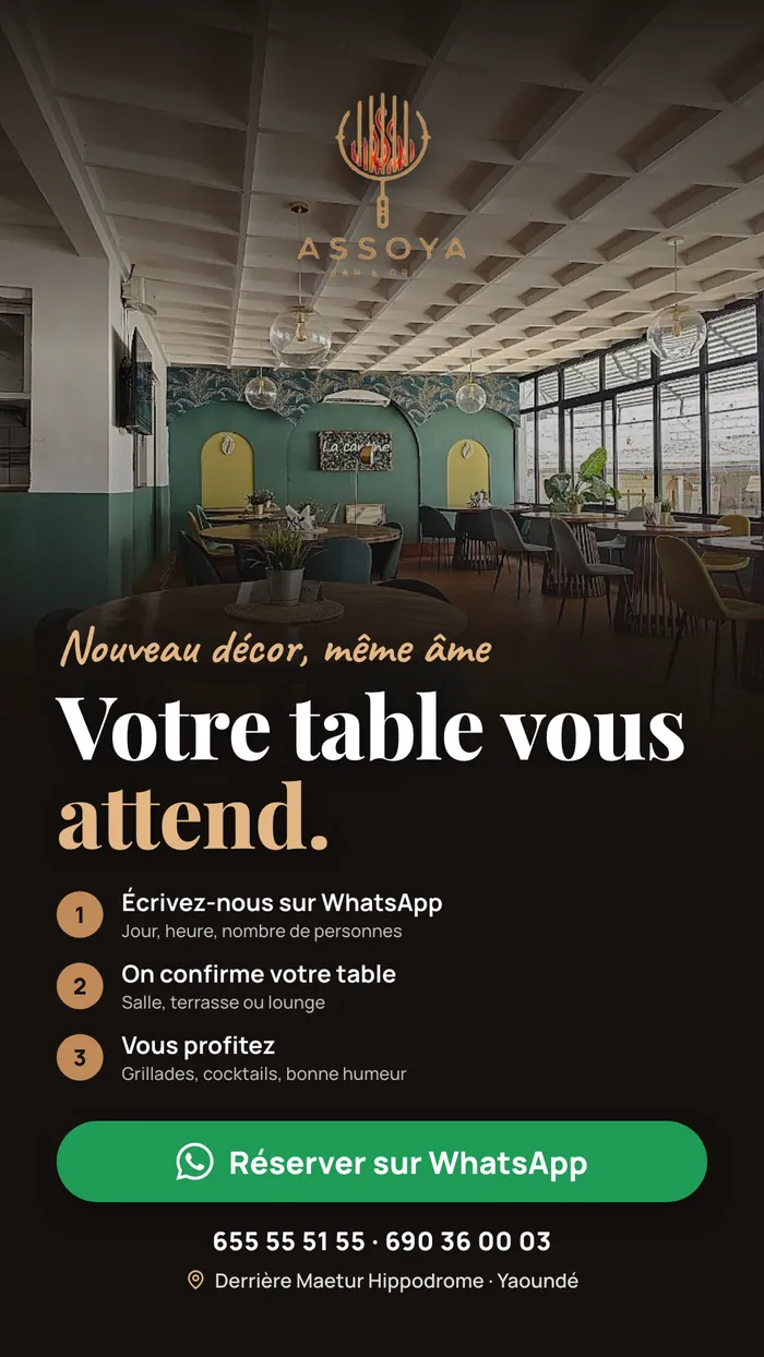 Reservation story for ASSOYA Bar & Grill