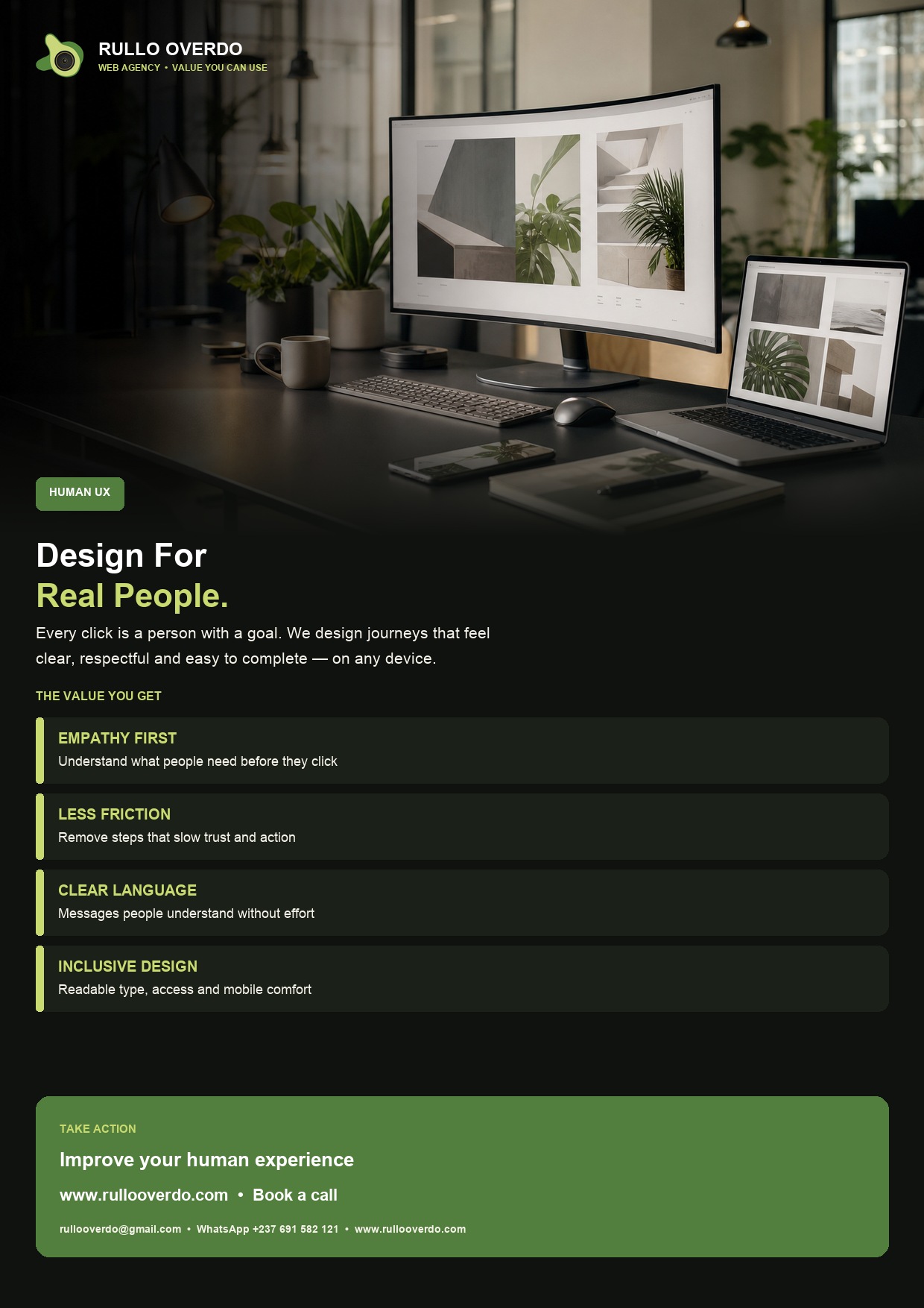 Design for real people.